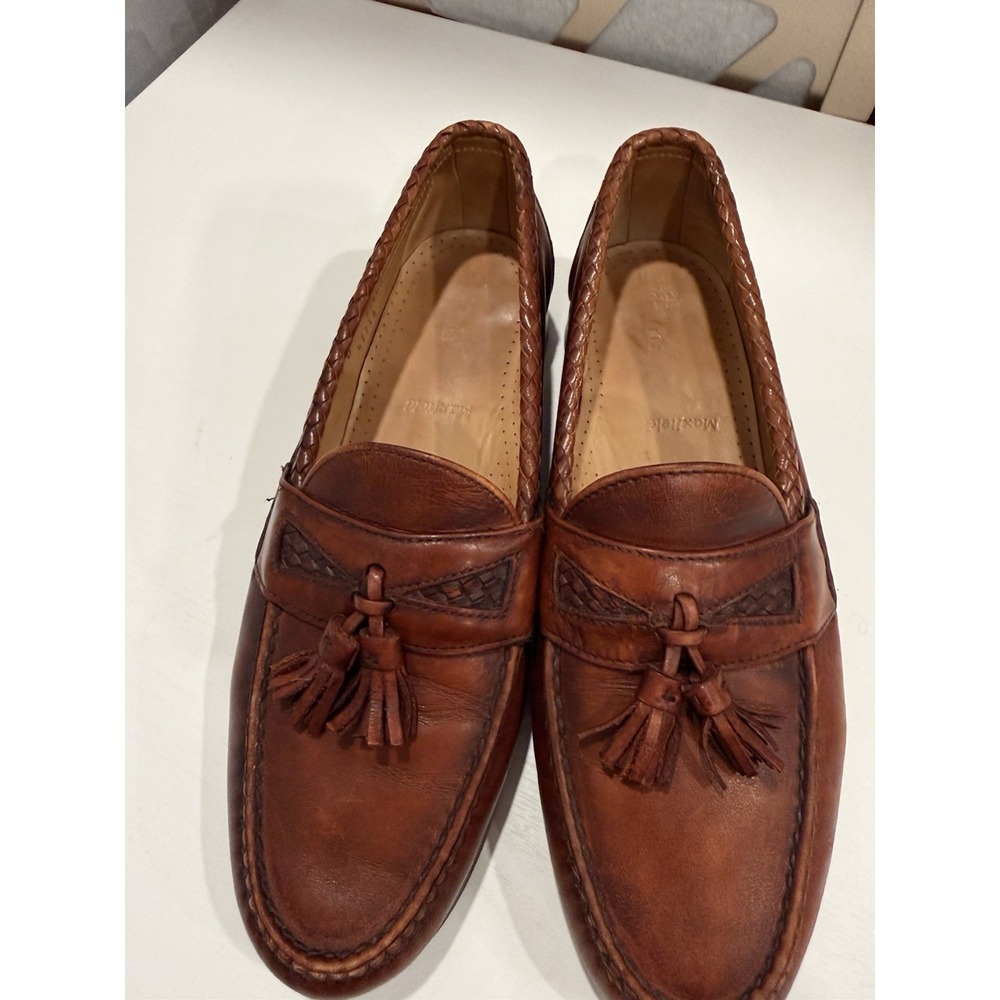 Allen Edmonds Maxfield Woven Tassel Style‎ Size 11 D Mens Dress Slip On Shoes